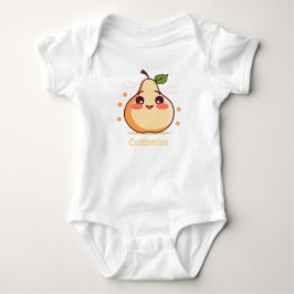 Customizable Happy Pear Baby Strampler