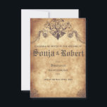 Customizable Medieval Wedding (no seal) Einladung<br><div class="desc">Medieval wedding invitation no seal
Other parts of the set: http://www.zazzle.com/arcueid/collections</div>