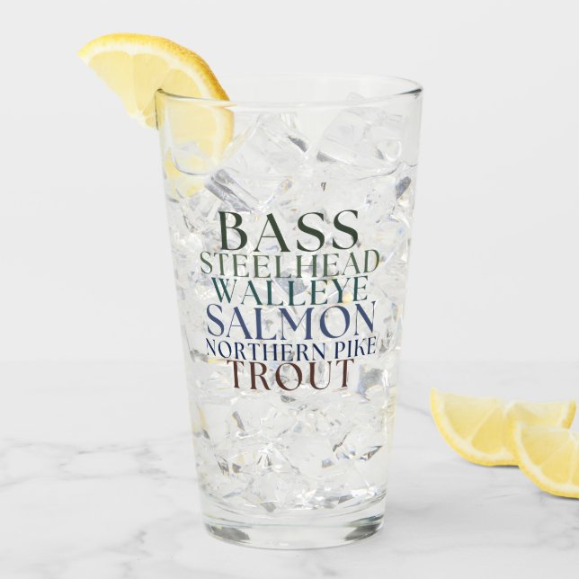 Customizable Michigan Fishing Tumbler (Vorderseite Ice)