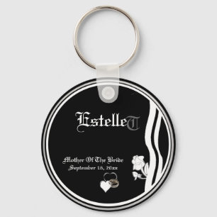 Customizable Mother Of The Bride Keepsake Keychain Schlüsselanhänger