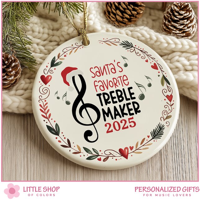 Customizable Music Teacher Student Photo Keramik Ornament (Von Creator hochgeladen)