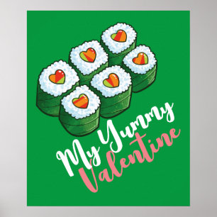 Customizable "My Yummy Valentine" Poster
