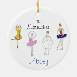 Customizable Nutcracker Dew/Snow/Columbine/Chinese Keramik Ornament