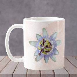 Customizable Purple Passion Flower Kaffeetasse