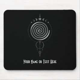 Customizable Sacred Geometry Spiral Mouse Pad Mousepad