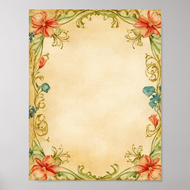Customizable Scrapbook & Journal Supplies Download Poster (Vorne)