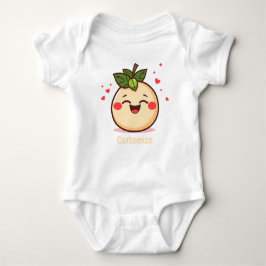 Customizable Smiling Fruit Baby Baby Strampler