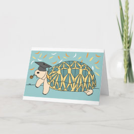 Customizable Star Tortoise Graduation Card 2 Karte
