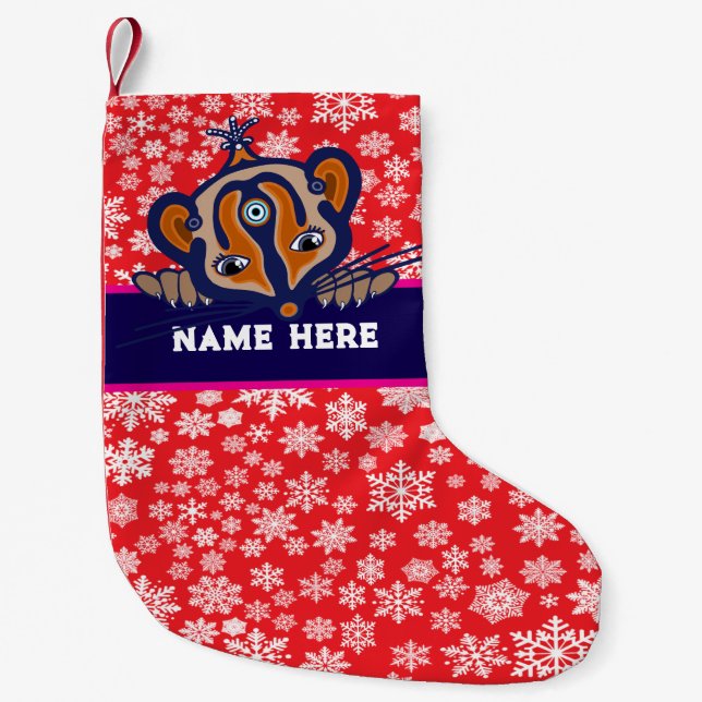 Customizable stocking kleiner weihnachtsstrumpf (Vorderseite)