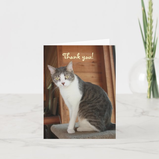 Customizable Thank You Dankeskarte (Vorderseite)