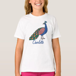 customizable Vivid Humble Peacock  T-Shirt