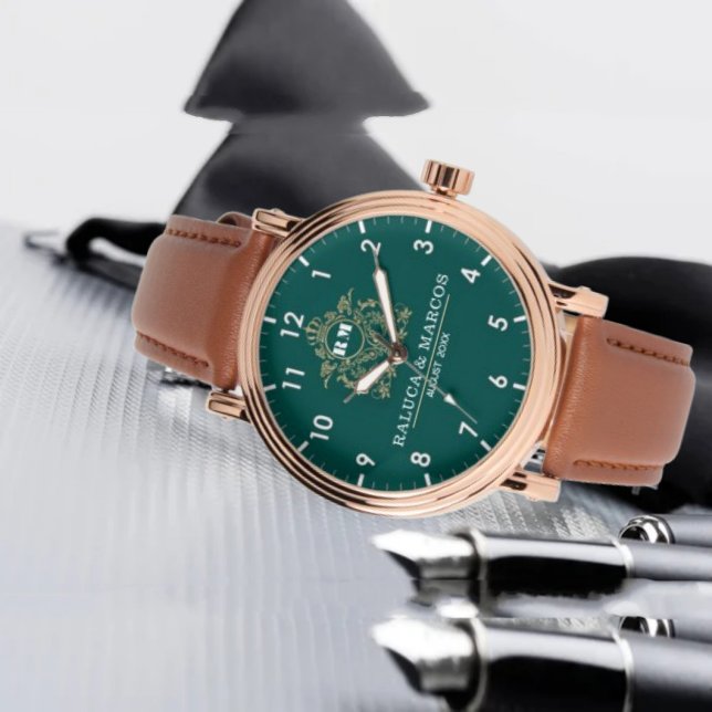 Customizable wedding gift for newlyweds or couples armbanduhr (Von Creator hochgeladen)