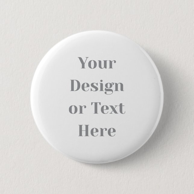Customizable Your Design or Text Here Personalized Button (Vorderseite)