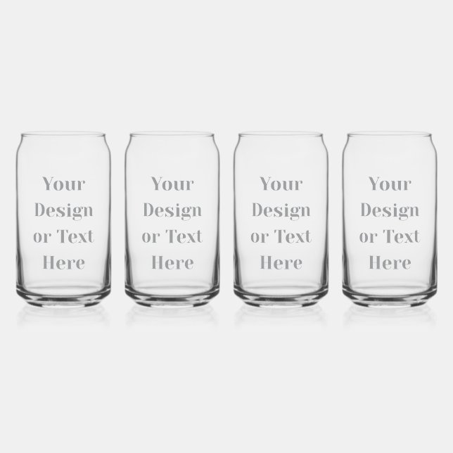 Customizable Your Design or Text Here Personalized Dosenglas (Hinten)