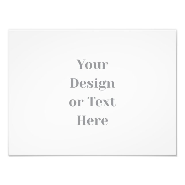 Customizable Your Design or Text Here Personalized Fotodruck (Vorne)