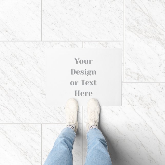 Customizable Your Design or Text Here Personalized Fußmatte (Indoor)
