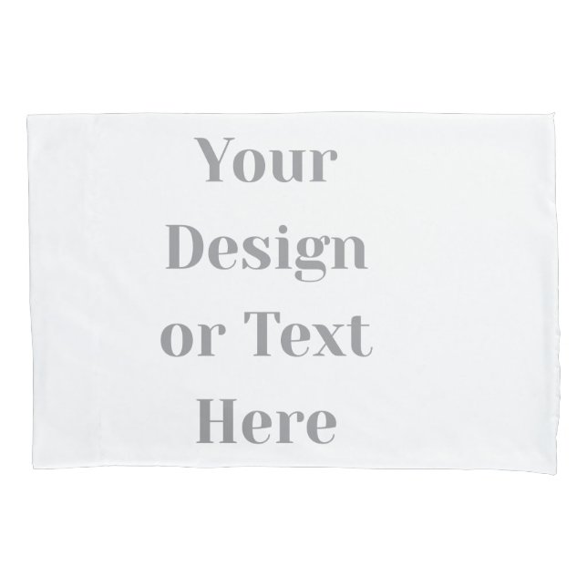 Customizable Your Design or Text Here Personalized Kissenbezug (Vorderseite)