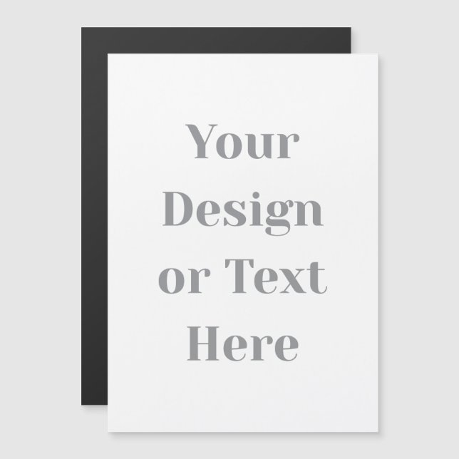 Customizable Your Design or Text Here Personalized Magneteinladung (Vorne/Hinten)