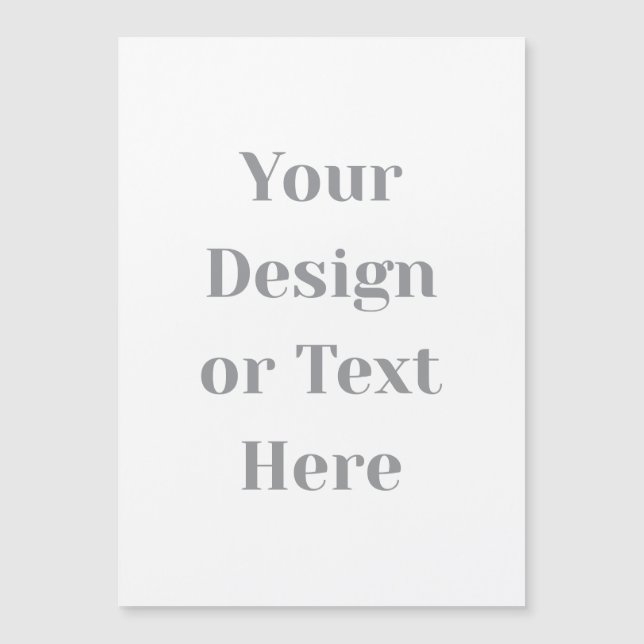 Customizable Your Design or Text Here Personalized Magnetkarte (Vorderseite)