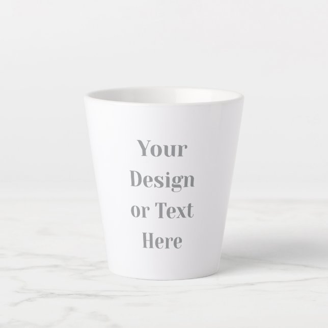 Customizable Your Design or Text Here Personalized Milchtasse (Vorderseite)