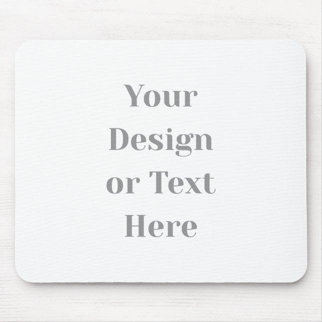 Customizable Your Design or Text Here Personalized Mousepad (Vorne)