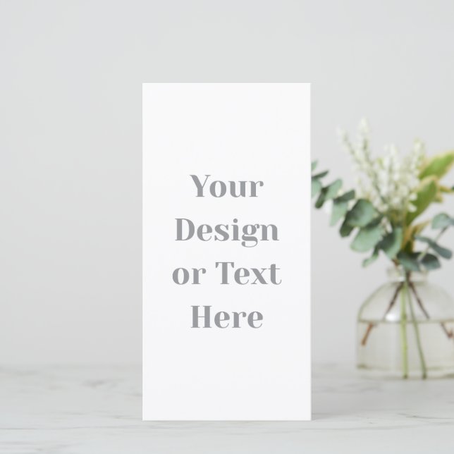 Customizable Your Design or Text Here Personalized Save The Date (Stehend Vorderseite)