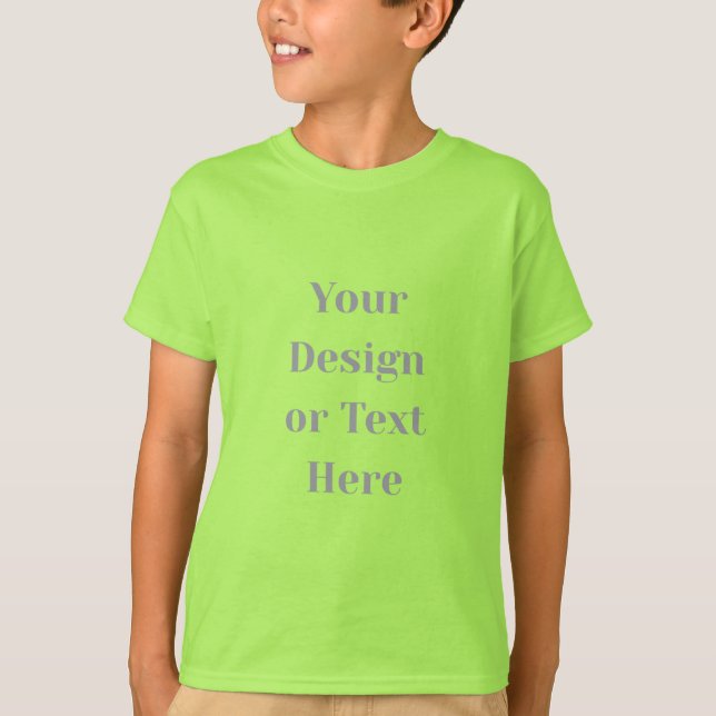 Customizable Your Design or Text Here Personalized T-Shirt (Vorderseite)