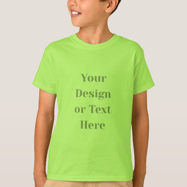 Customizable Your Design or Text Here Personalized T-Shirt (Vorderseite)
