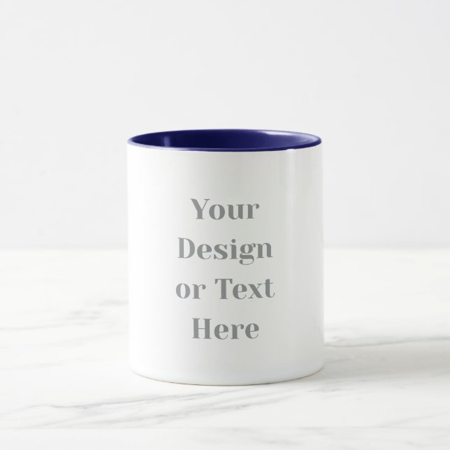 Customizable Your Design or Text Here Personalized Tasse (Zentrum)