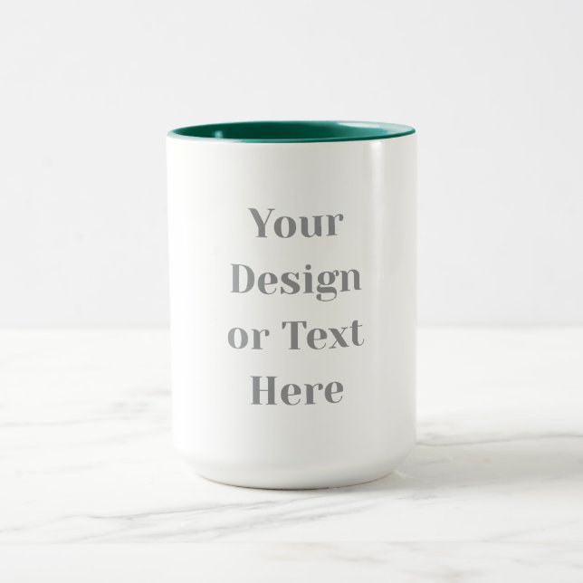 Customizable Your Design or Text Here Personalized Tasse (Zentrum)
