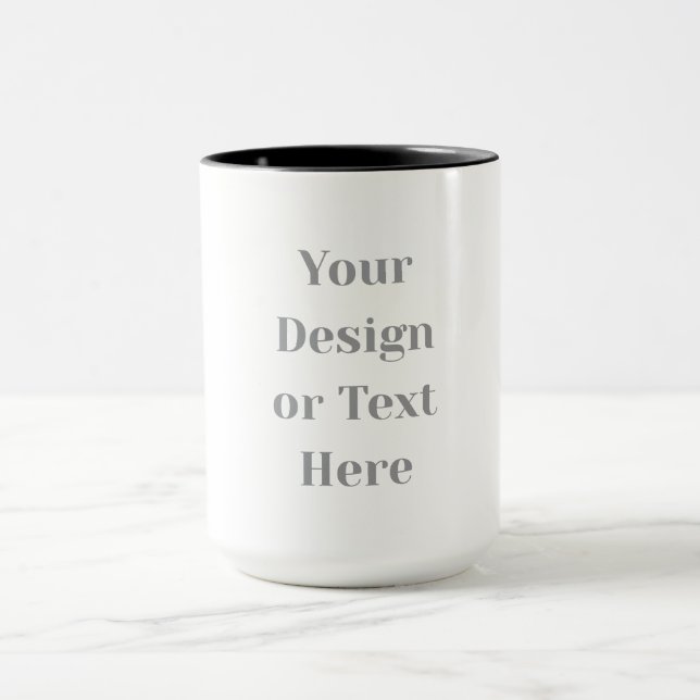 Customizable Your Design or Text Here Personalized Tasse (Zentrum)