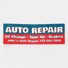 Customize Auto Repair Service Brakes Oil Change Banner