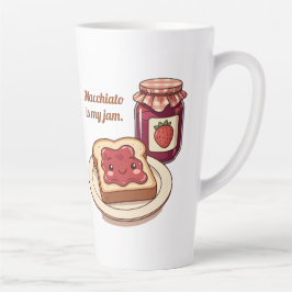 [Customize] is my jam - cute jam and toast cartoon Milchtasse