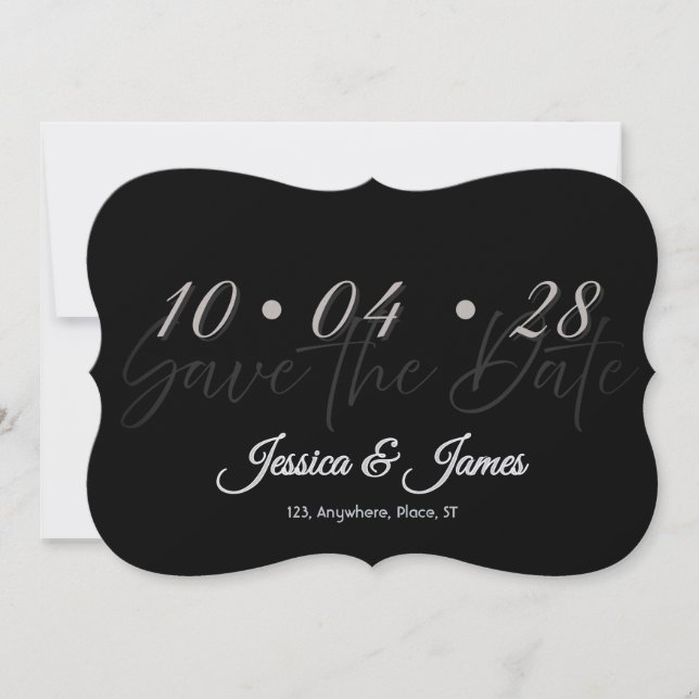 Customize  Personalized Save the Date (Devant)