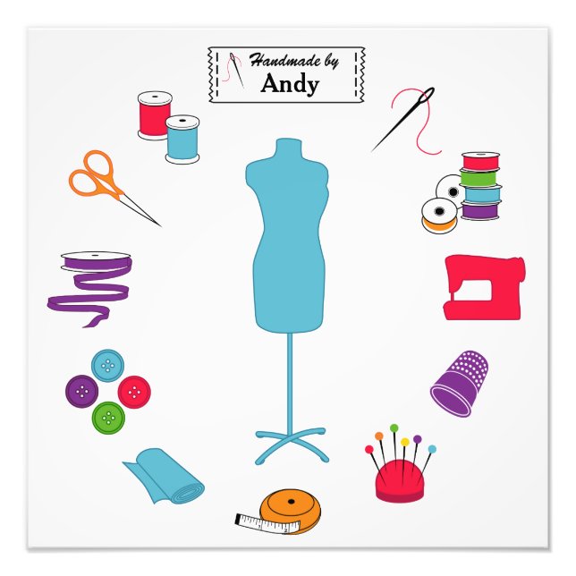 Customize the Label Sew Right Fotodruck (Vorne)