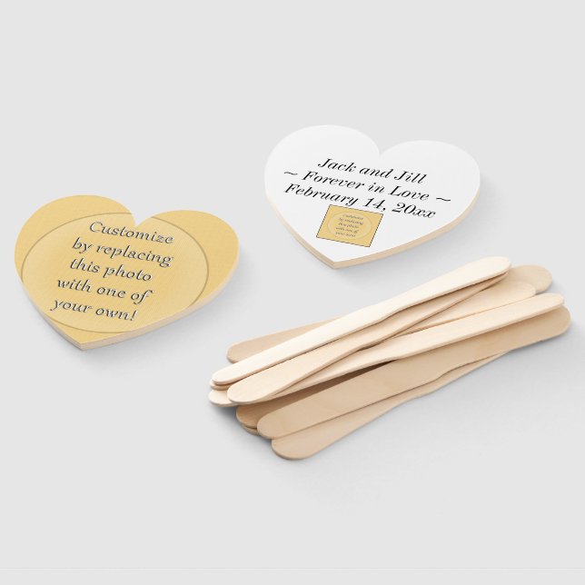 Customize This! Add Your Art or Photograph Fächer (Non-assembled)