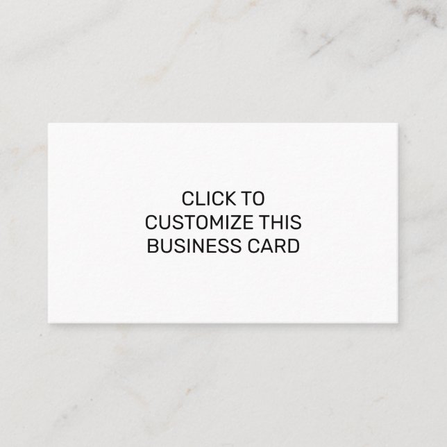 CUSTOMIZE THIS BUSINESS CARD VISITENKARTE (Vorderseite)