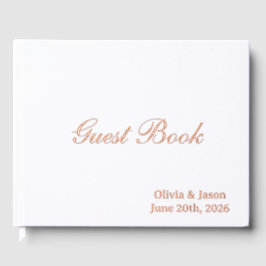 Customize Three Color  Gästebuch