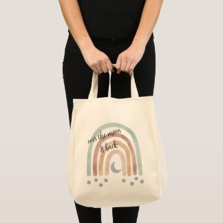 Customize Tote Bags - Over the moon nad back Tragetasche
