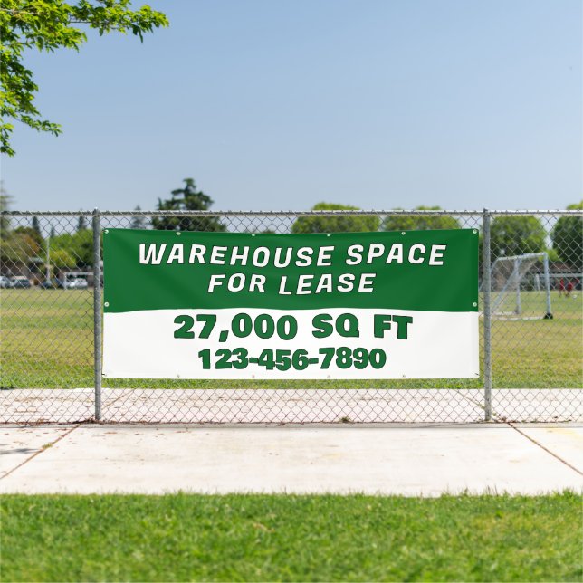 Customize Warehouse Space For Lease Business Banner (InSitu)