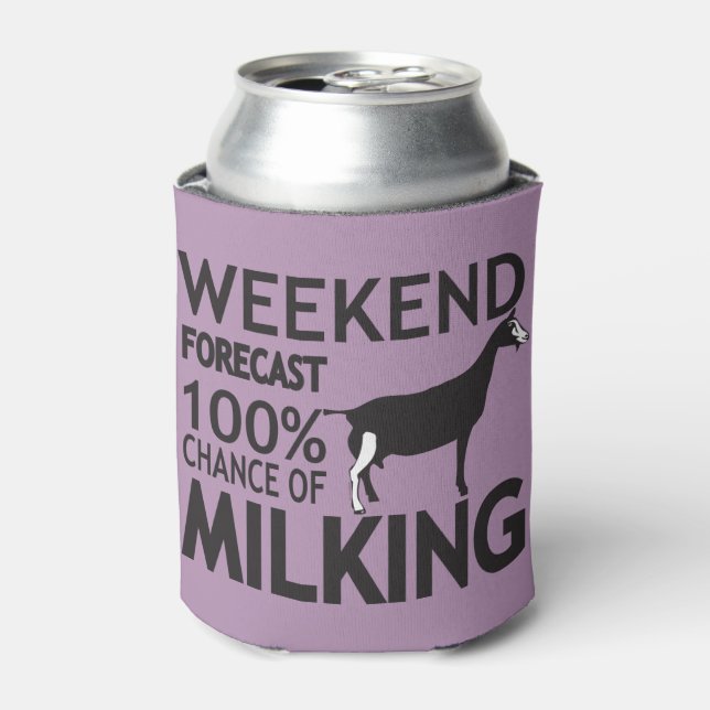 CUSTOMIZE Weekend Forecast Milking Toggenburg Dosenkühler (Kanne Vorderseite)