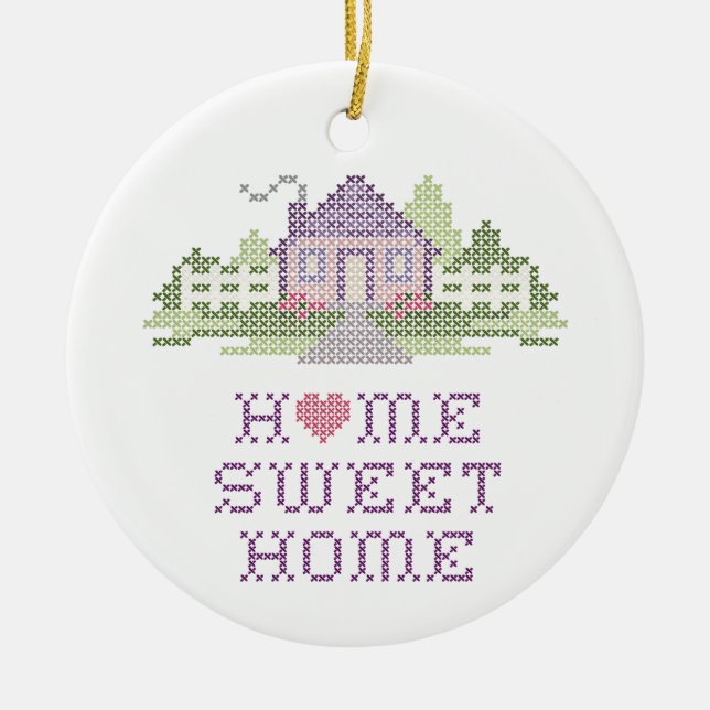 Customize Your Home Sweet Home Ornament (Vorne)
