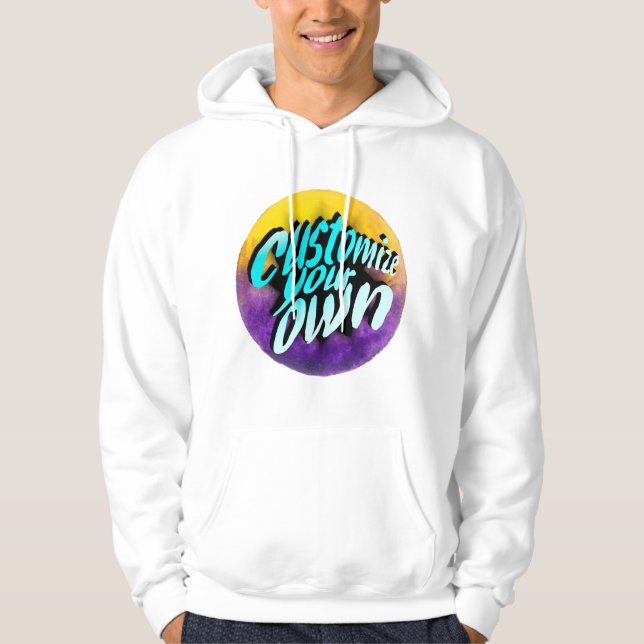 Customize Your Own – Personalized Design Template Hoodie (Vorderseite)