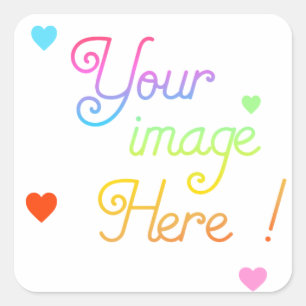 Customize your own Square Stickers 