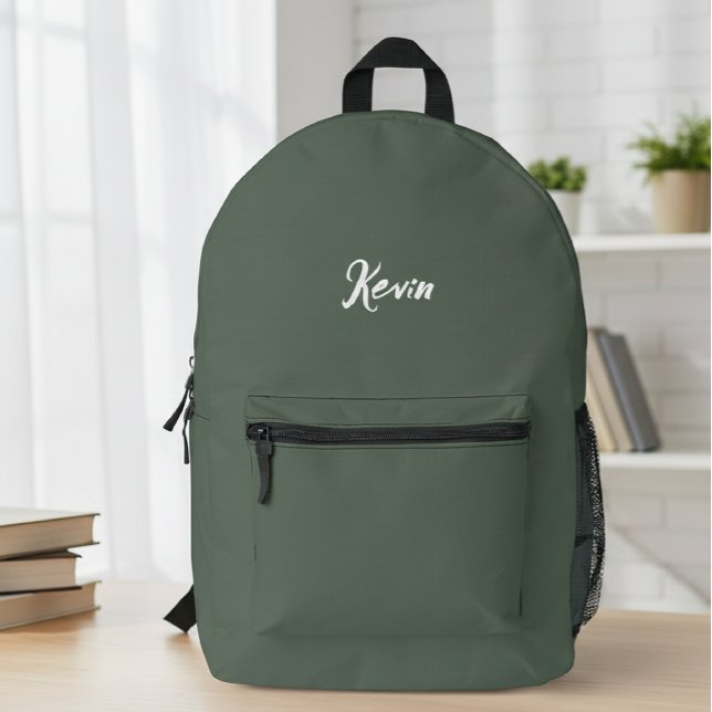 Customized backpack with initials of the name bedruckter rucksack (Von Creator hochgeladen)