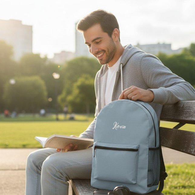 Customized backpack with initials of the name bedruckter rucksack (Von Creator hochgeladen)