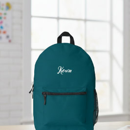 Customized backpack with initials of the name bedruckter rucksack