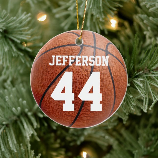 Customized Basketball Keramik Ornament (Baum)