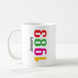 Customized Birthday Month and Year Gift Kaffeetasse