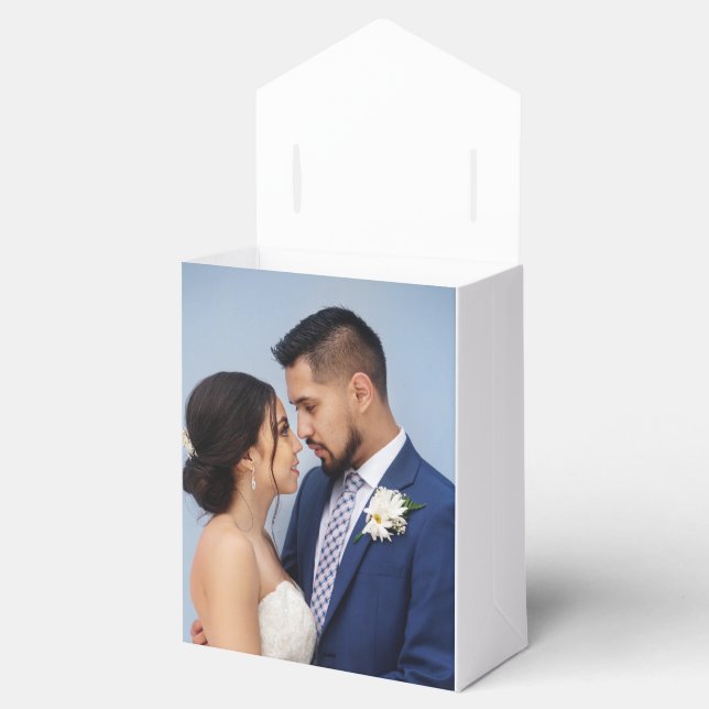 Customized Couple Wedding Photo Geschenkschachtel (Geöffnet)